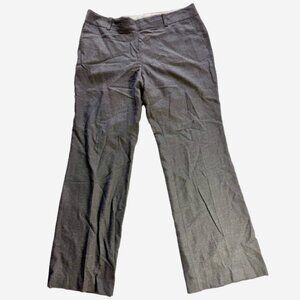 Ann Taylor Women’s Gray Wool-Blend Dress Pants Size 12 Lined Slacks with Pockets